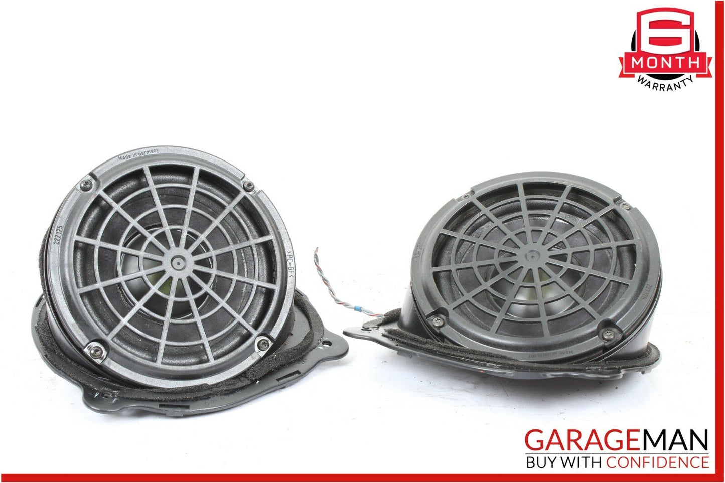 97-04 Mercedes R170 SLK230 SLK320 Rear Right & Left Side Door Sound Speakers Set