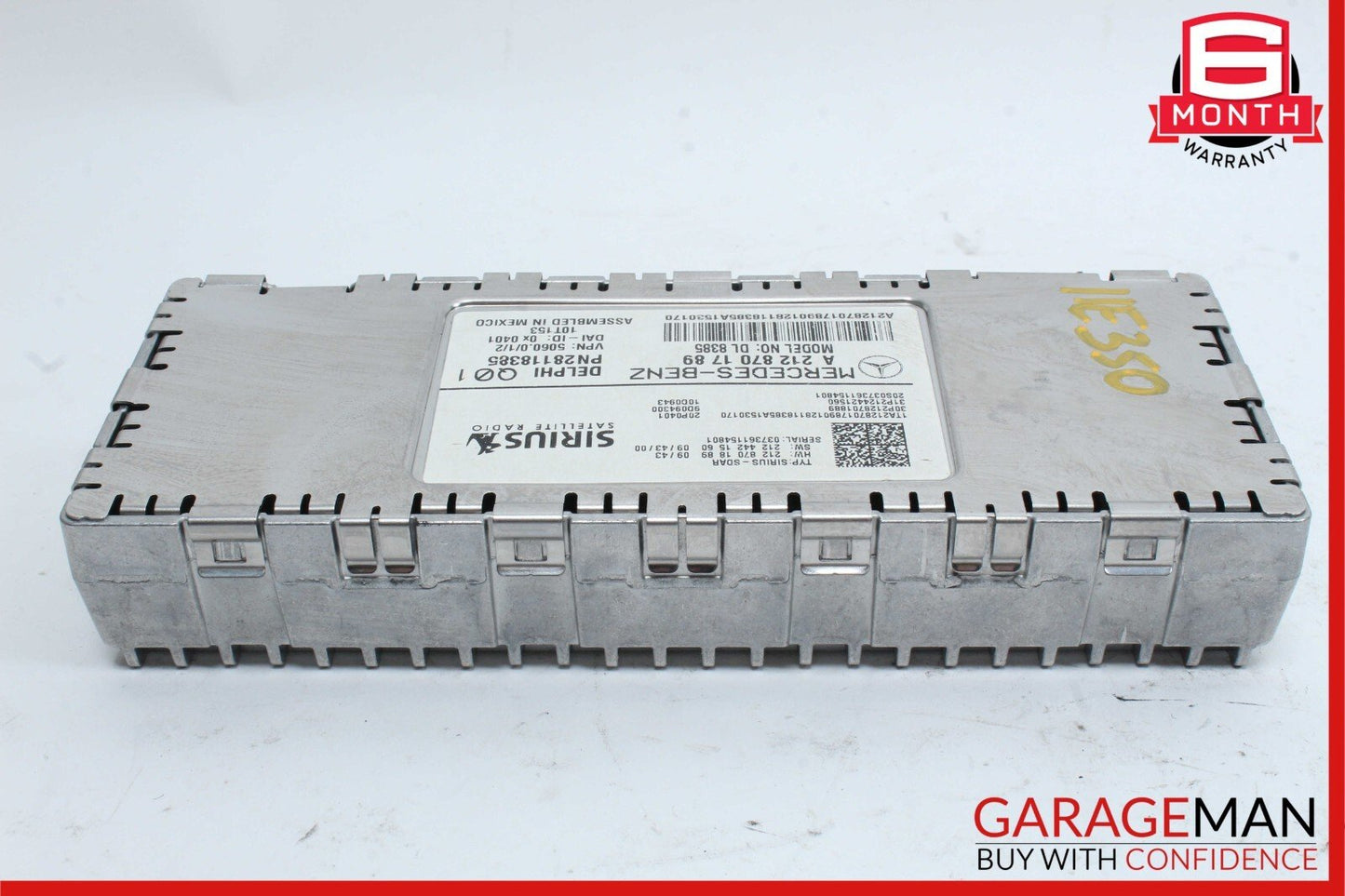 10-17 Mercedes X204 GLK350 E350 CLS550 Sirius Satellite Radio Receiver Module