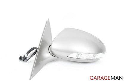 07-09 Mercedes W221 S450 S550 Front Left Side Mirror Door Rear View Silver OEM