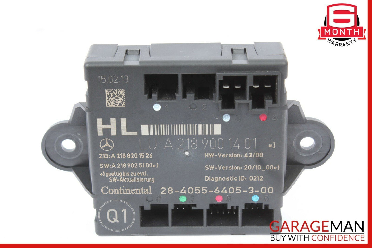 08-15 Mercedes W204 C250 C350 Rear Left Driver Side Door Control Module OEM