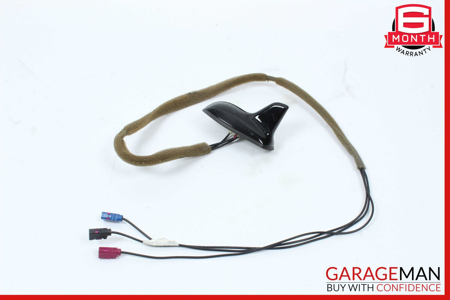 08-16 Mercedes W204 C250 Shark Fin Radio Antenna Black OEM