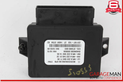 14-17 Mercedes W222 S550 Electronic Parking Brake Control Module Unit 2229007105