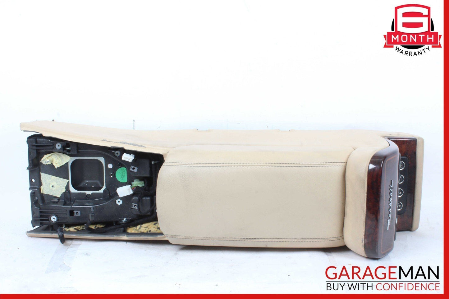 04-12 MASERATI QUATTROPORTE CENTER CONSOLE ARMREST STORAGE COMPARTMENT OEM