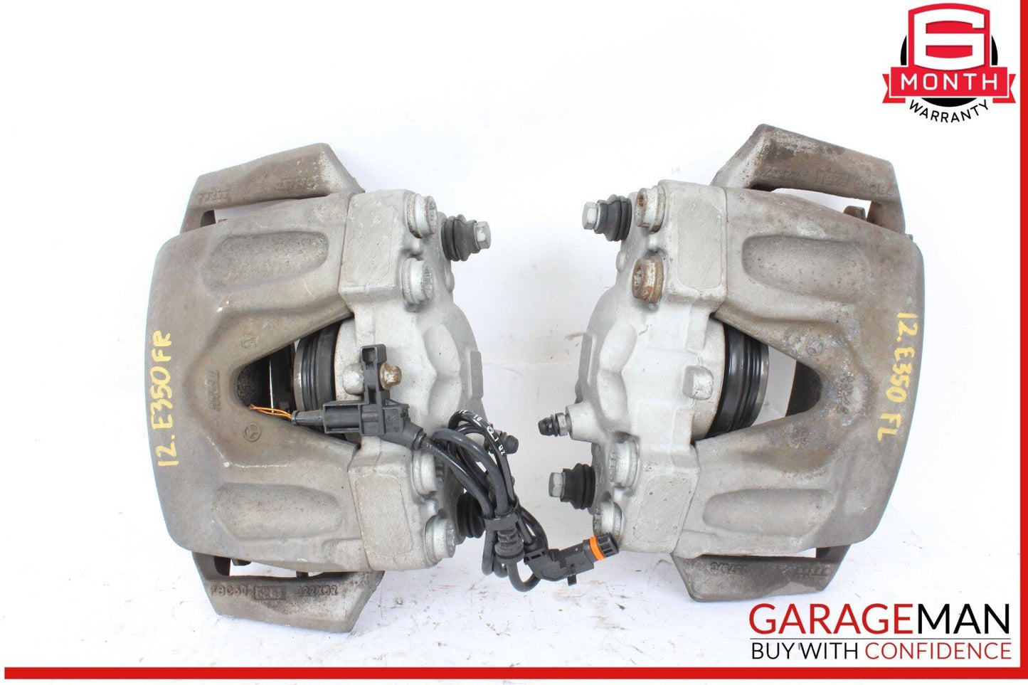 10-18 Mercedes W212 E350 CLS400 Front Brake Calipers Left and Right Set Of 2 Pc