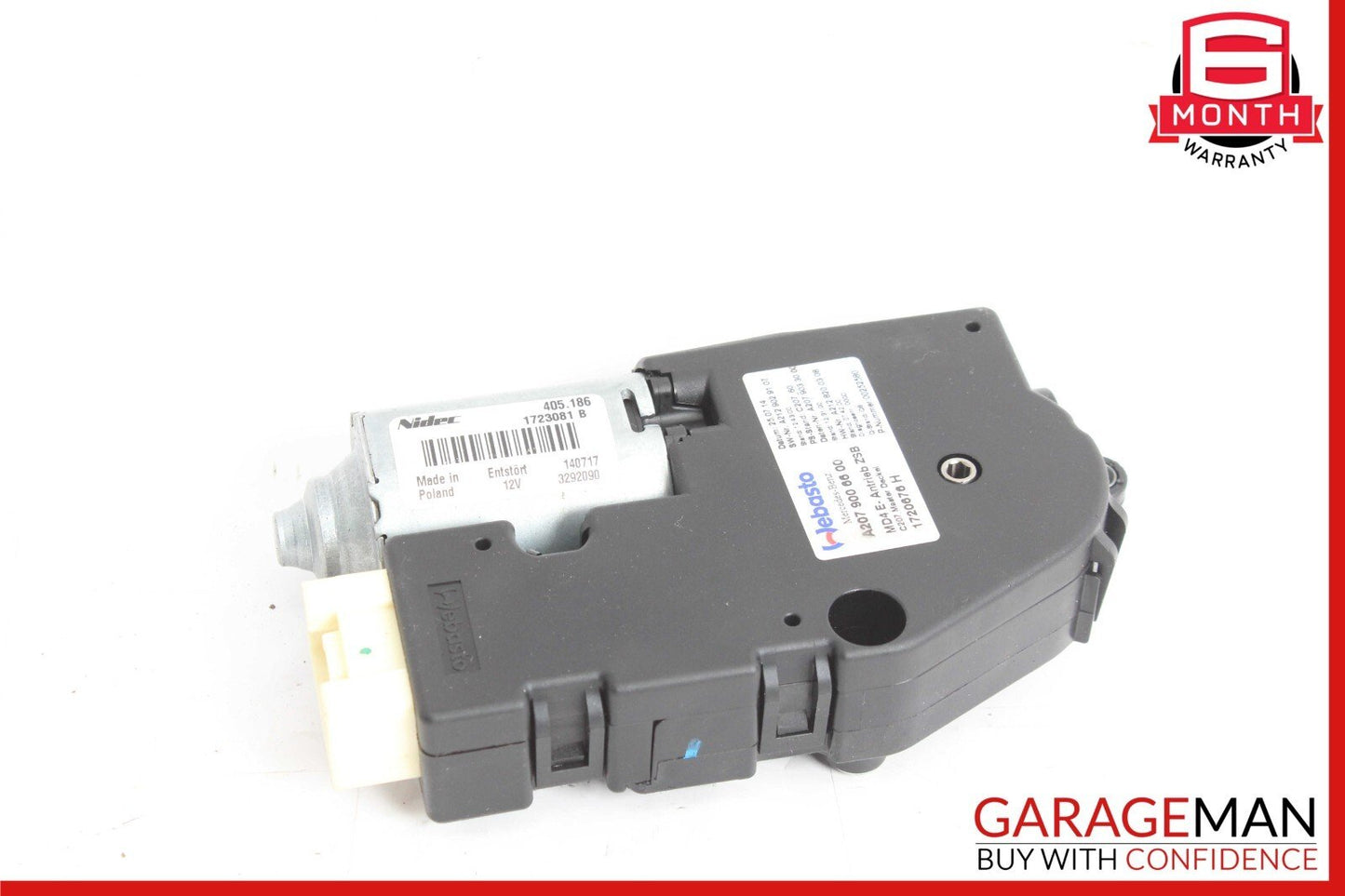 10-17 Mercedes W207 E350 E550 Upper Panoramic Sunroof Sun Roof Motor Unit OEM