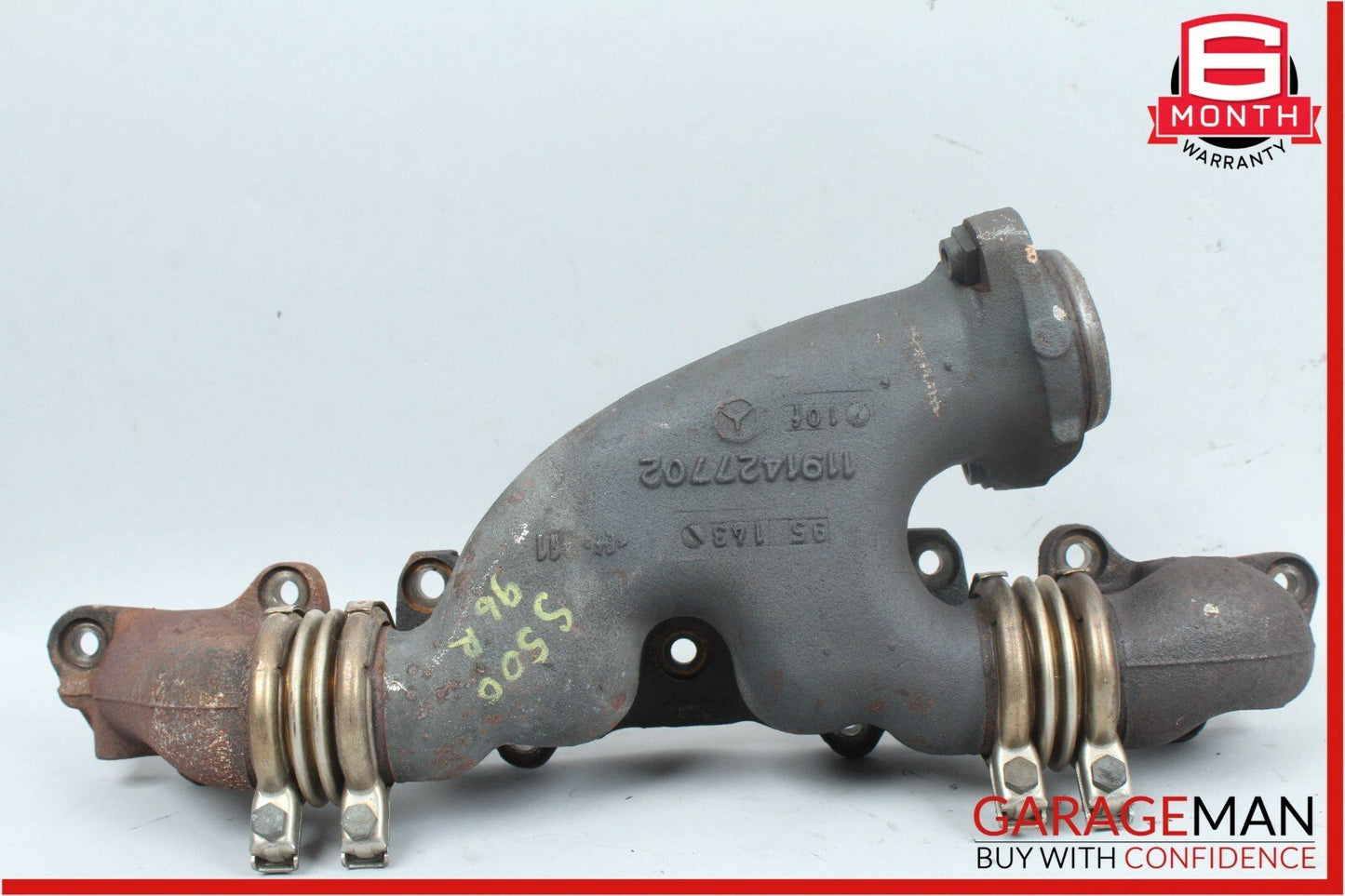 94-99 Mercedes W140 S500 CL500 Right Side Exhaust Manifold Header Pipe OEM