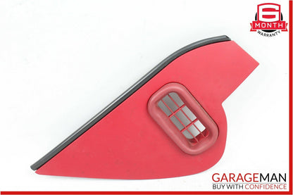 14-18 Maserati Quattroporte Front Left Dashboard Dash End Cover Trim Panel Red