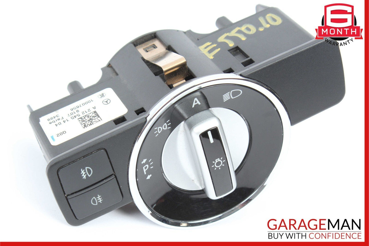 10-13 Mercedes W212 E550 E350 Headlight Fog Light Lamp Switch Control Module OEM