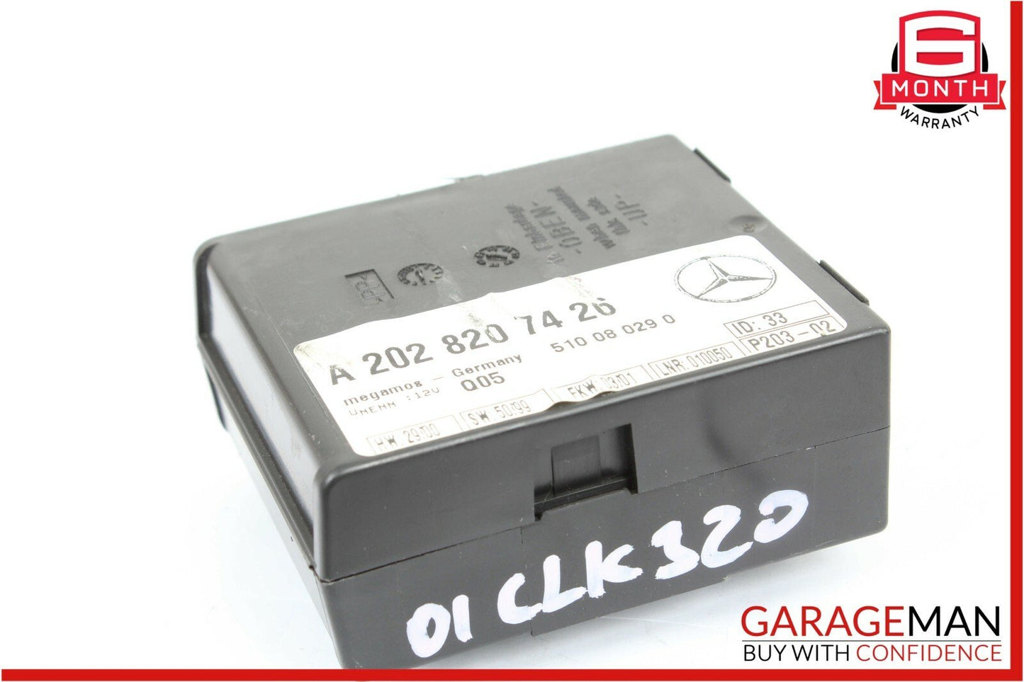 98-03 Mercedes W208 CLK320 CLK55 AMG Alarm Control Module 2028207426 OEM