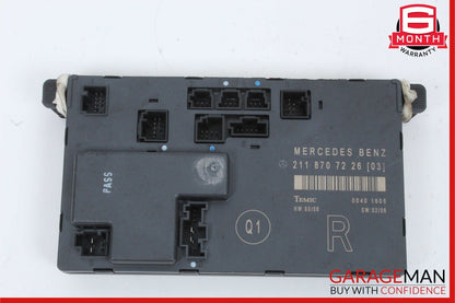 03-09 Mercedes W211 E350 E550 Front Right Passenger Door Controller Module Unit