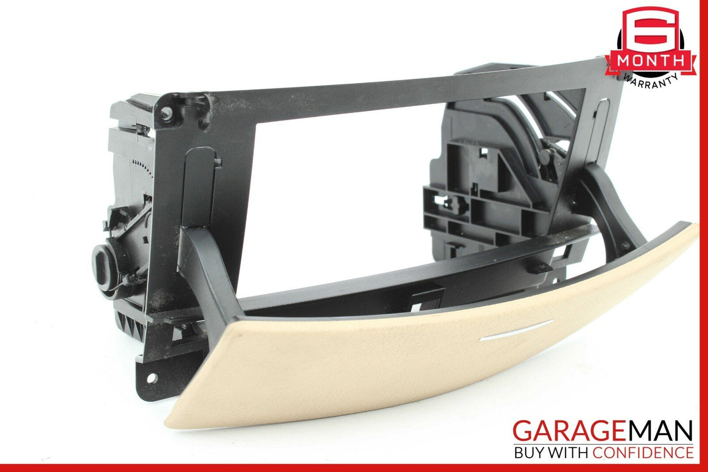 07-13 Mercedes W221 S350 S500 S550 Dash Console CD Player Cover Trim Panel Brown