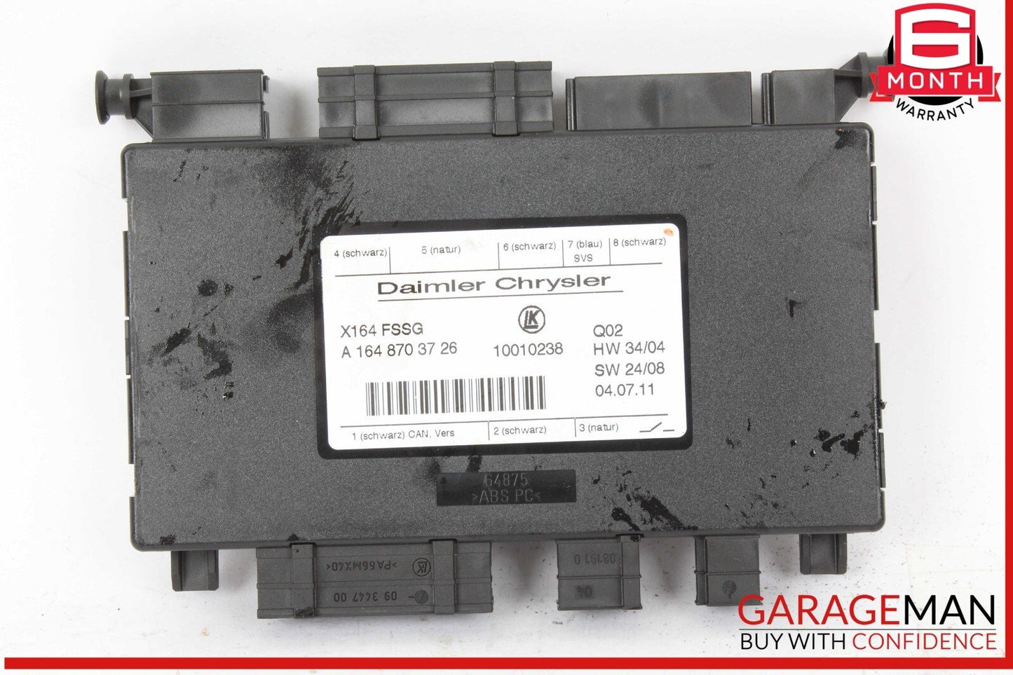 07-12 Mercede X164 GL450 GL550 Third Seat Row Power Folding Control Module OEM