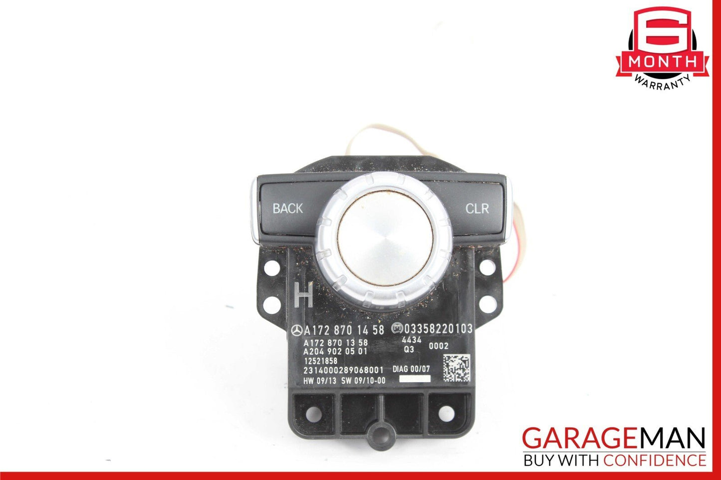 12-16 Mercedes R172 SLK250 Console Head Unit Controller Knob Multi Switch OEM