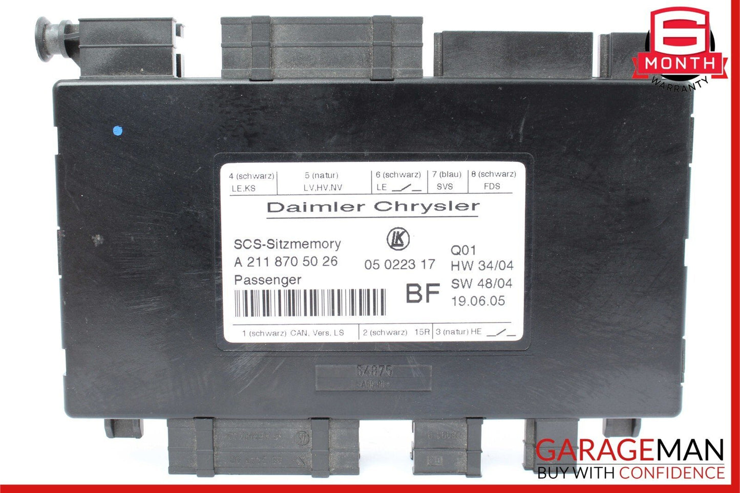 03-12 Mercedes GL350 SLK350 E350 Front Right Side Seat Controller Module Unit