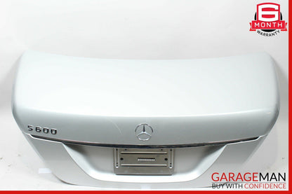 07-13 Mercedes W221 S400 S63 AMG Rear Trunk Lid Deck Shell Panel Cover Silver