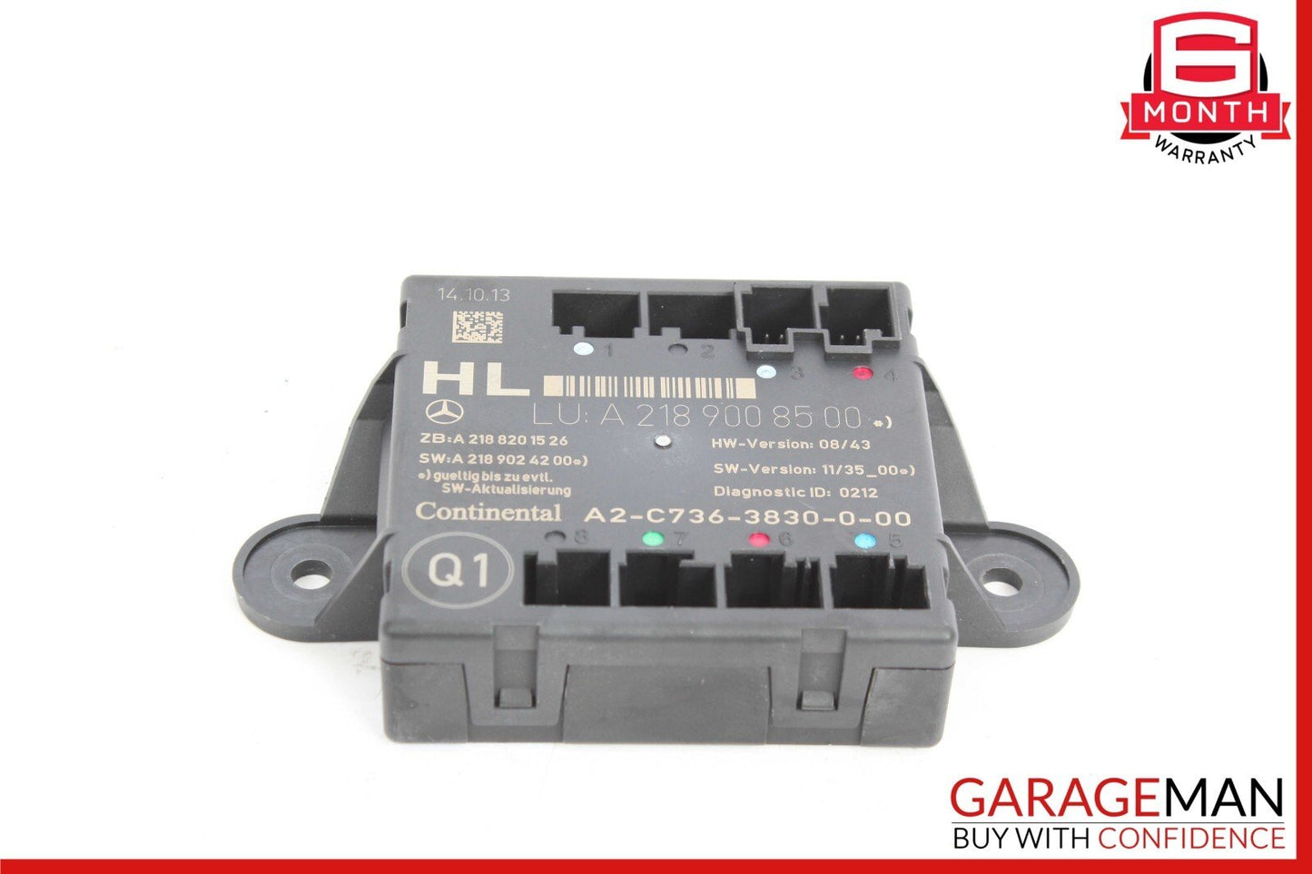 08-18 Mercedes W212 E350 CLS500 C250 Rear Left Side Door Control Module Unit OEM