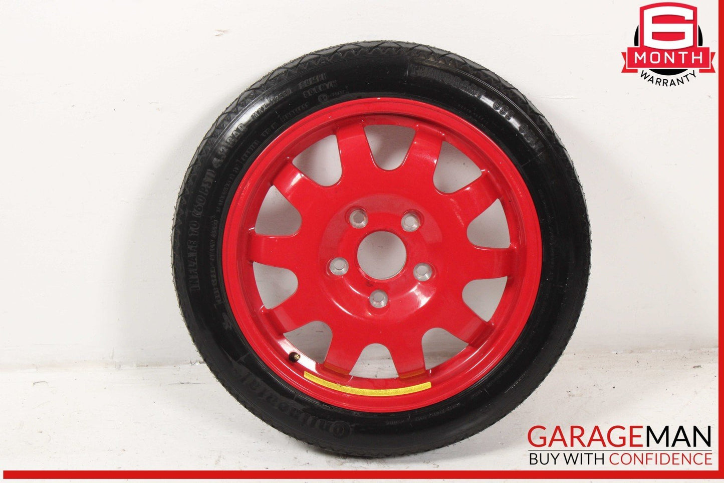 97-04 Porsche Boxster 986 Carrera 911 Spare Tire Wheel Rim Tire T105/95 R17 OEM