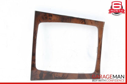 08-14 Mercedes C250 E350 E550 Center Console Shift Shifter Bezel Trim Wood OEM