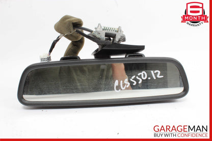 10-16 Mercedes W218 CLS500 E400 Front Top Upper Interior Rear View Mirror Black