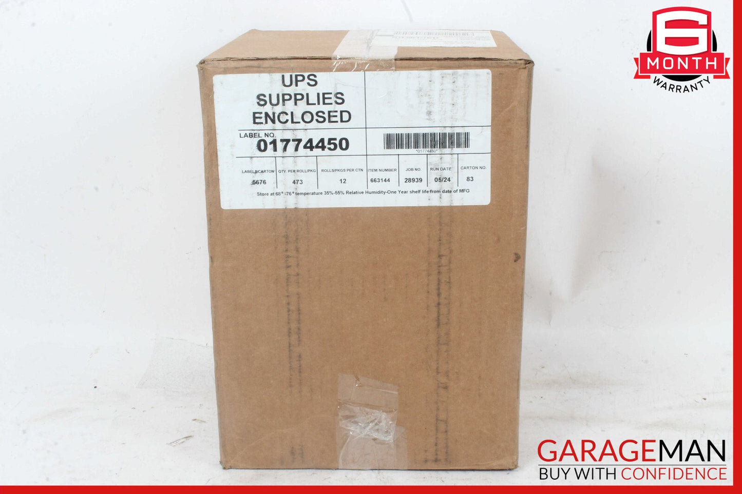Thermal Label Roll / 12 Rolls