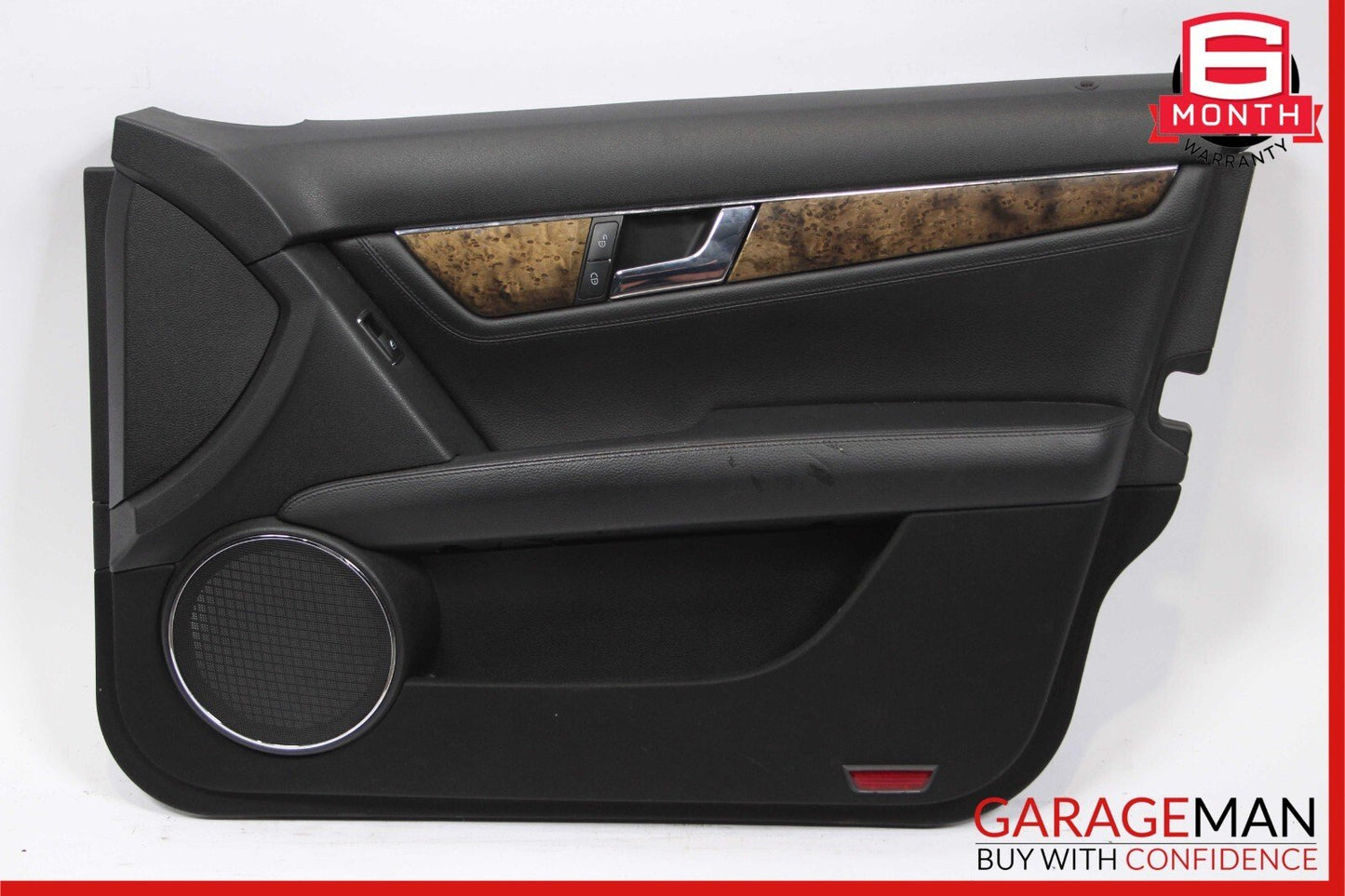 08-14 Mercedes W204 C350 Front Right Interior Door Panel Trim Assembly Black