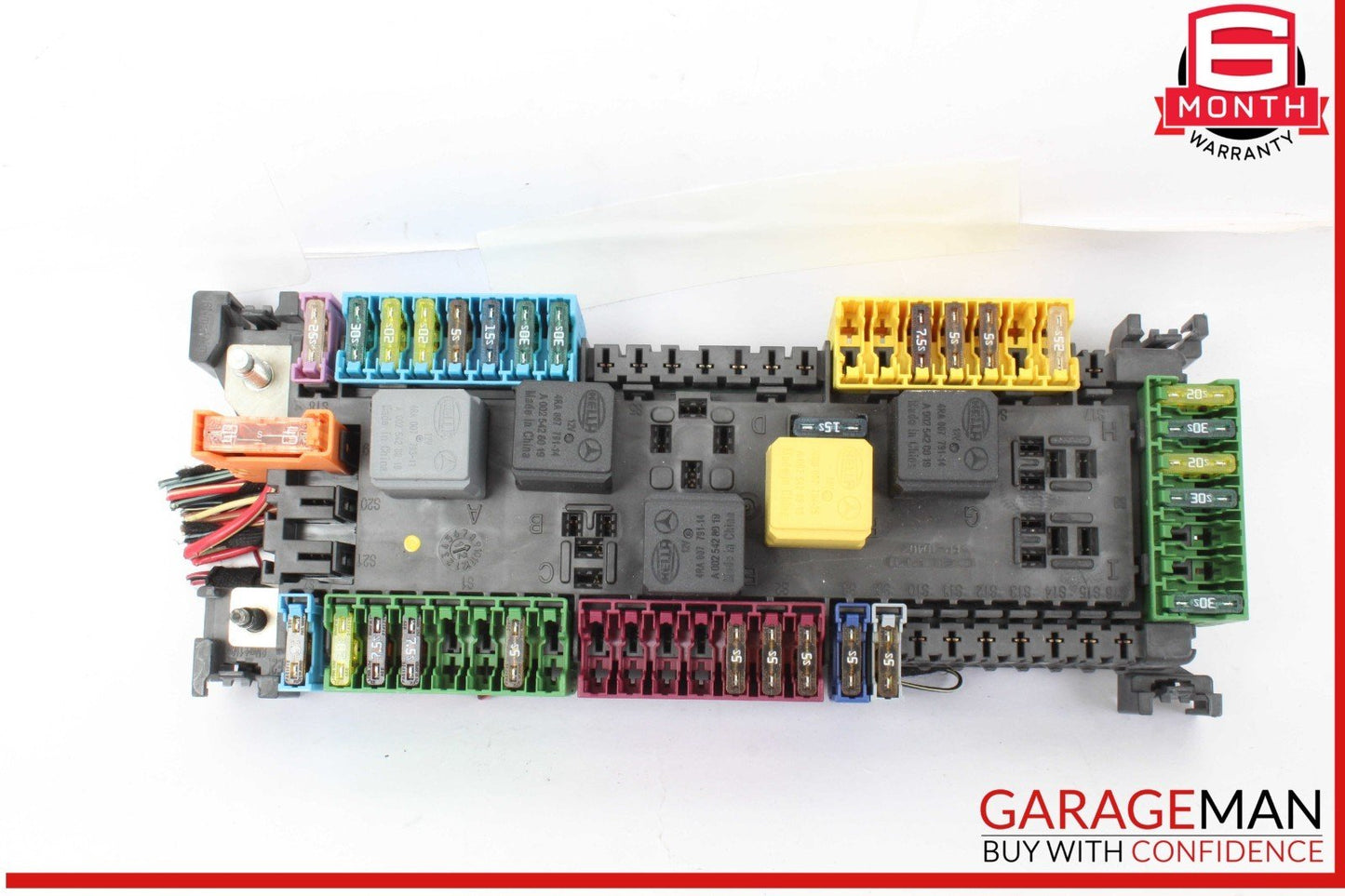 12-16 Mercedes X166 GL450 GL550 ML550 Rear Relay Fuse Box 1669063901 OEM