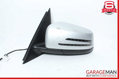 10-12 Mercedes X204 GLK350 Front Left Side Mirror Door Rear View Iridium Silver