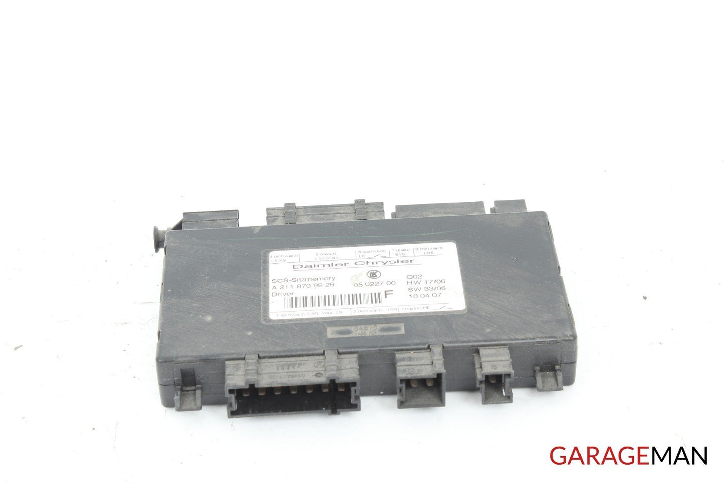 06-12 Mercedes X164 GL450 Front Left Driver Side Seat Control Module Unit A121