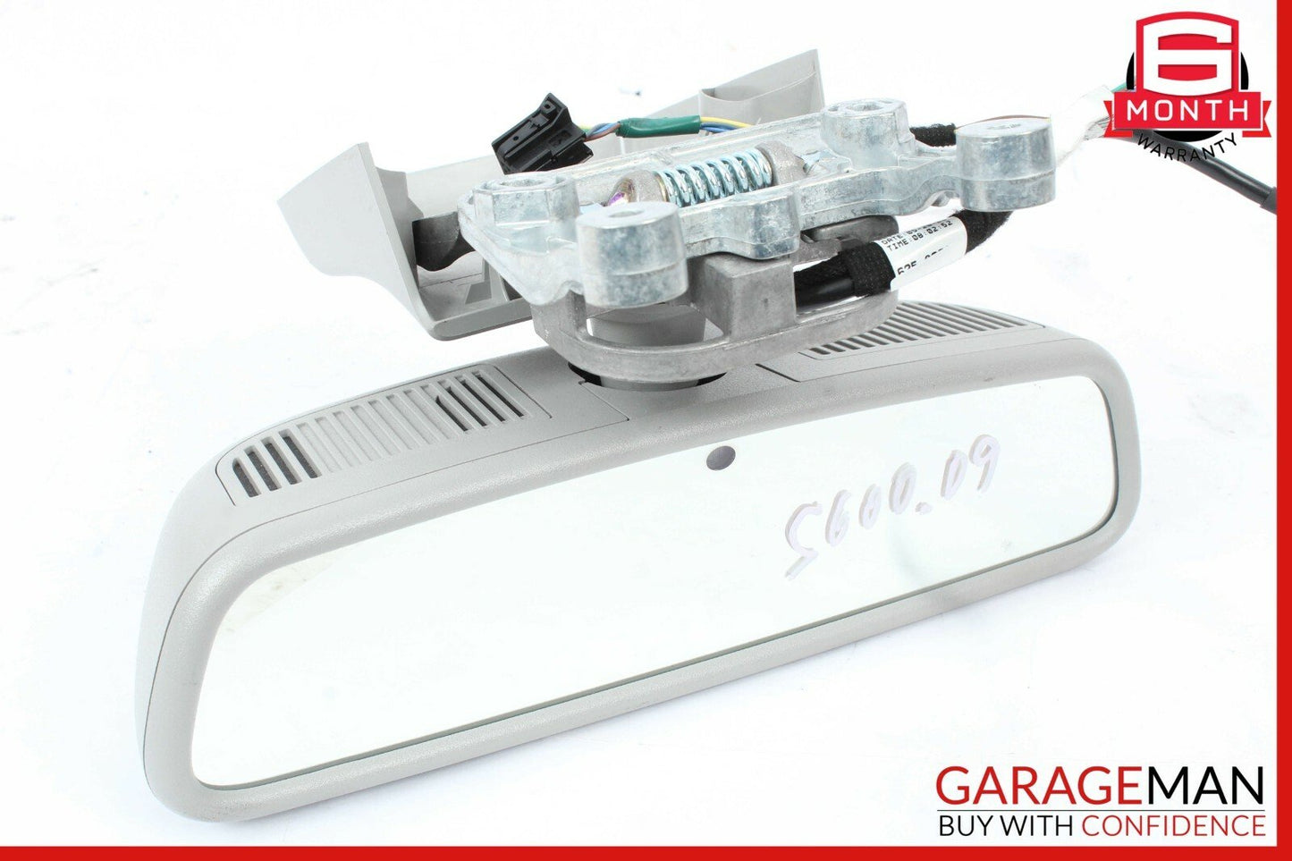 07-09 Mercedes W221 S550 S600 Interior Top Upper Rear View Mirror Grey