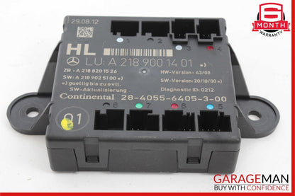 08-15 Mercedes W204 C250 Rear Left Driver Side Door Control Module Q1 OEM