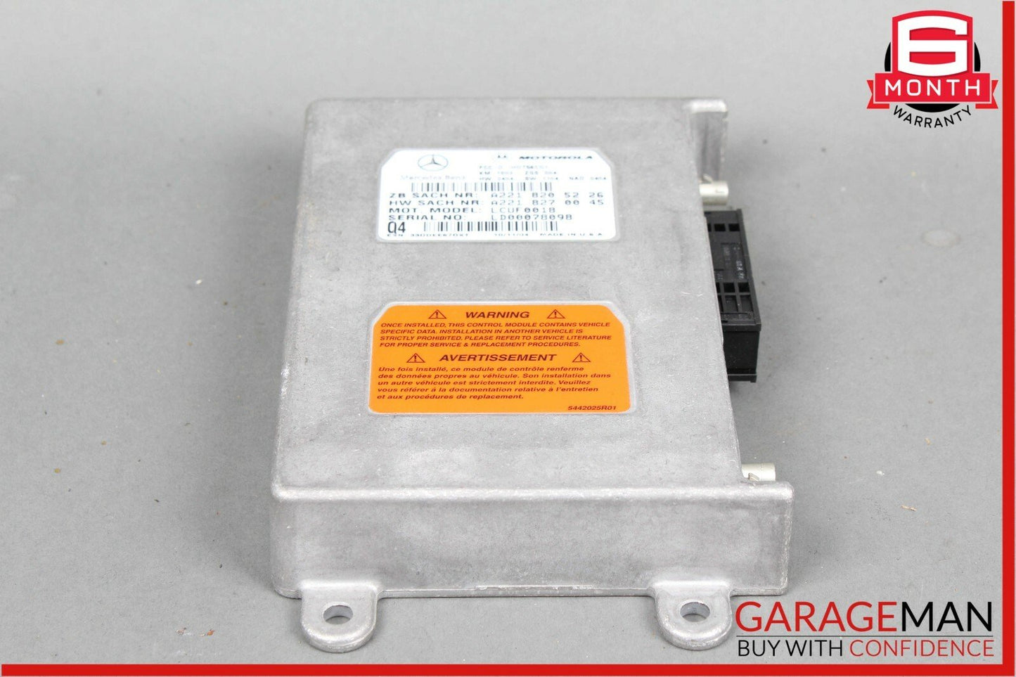 06-12 Mercedes W219 CLS500 S600 CLK350 ML550 Voice Communication Control Module