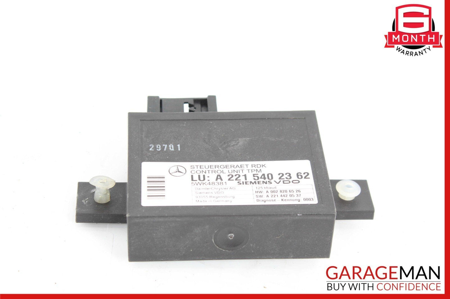 07-14 Mercedes W216 CL550 S63 AMG TPMS Tire Pressure Monitor Module Unit OEM