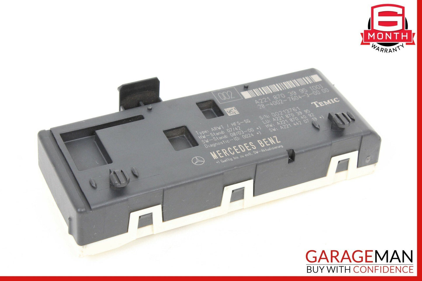 07-13 Mercedes W221 S550 Trunk Release Remote Open Close Module Unit Q02 OEM
