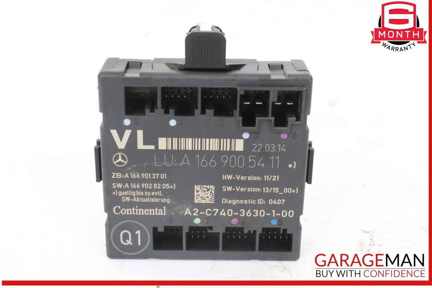 12-20 Mercedes W117 CLA45 AMG Front Left Side Door Control Module Unit