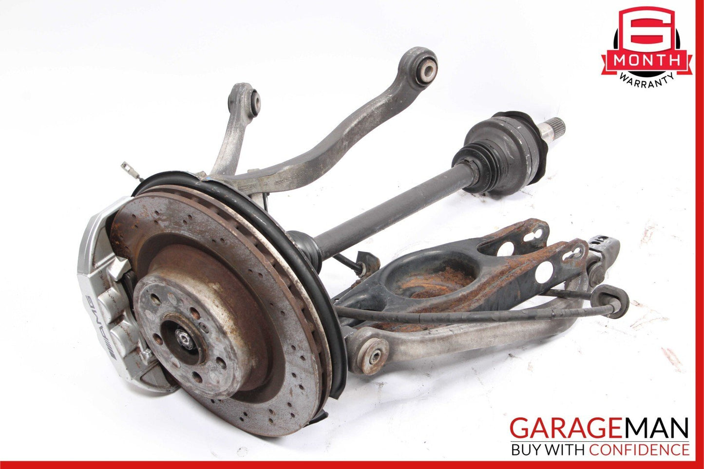 10-16 Mercedes W212 E550 Rear Left Spindle Knuckle Hub Bearing CV Shaft Assembly