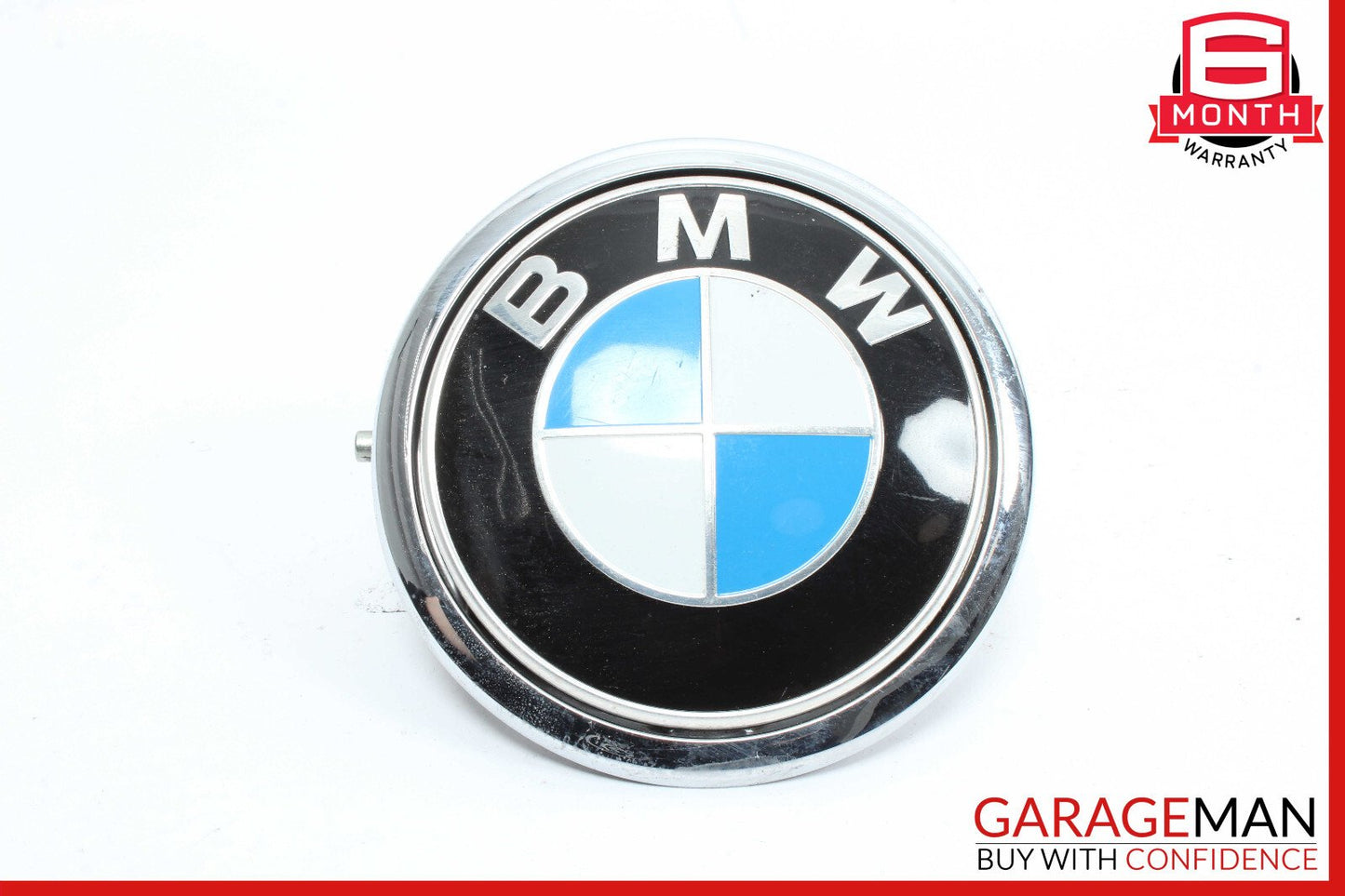 13-19 BMW 650i F06 Rear Trunk Lid Release Switch Emblem Logo Bottom OEM