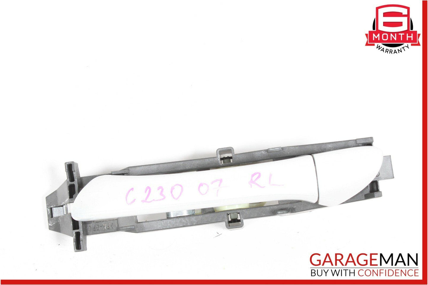 05-07 Mercedes W203 C230 C55 AMG Rear Left Side Exterior Door Handle Silver OEM