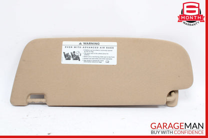 Mercedes CL600 S63 AMG Front Right Side Sun Visor Shade Sunvisor Brown OEM