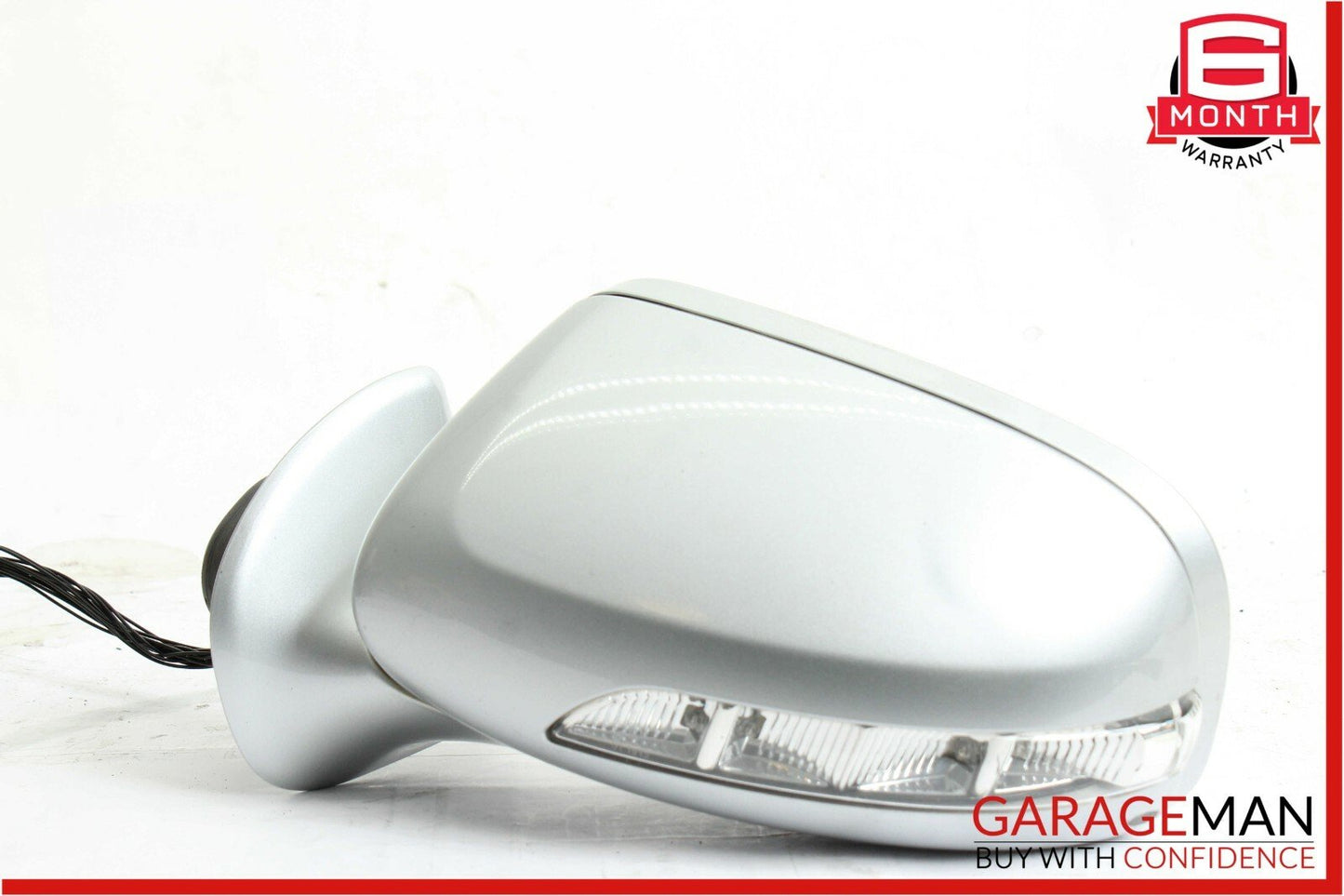 07-09 Mercedes W211 E550 E63 AMG Front Left Side Mirror Door Rear View Silver