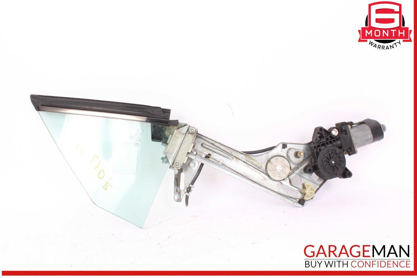 97-04 Mercedes R170 SLK230 Rear Right Side Quarter Window Glass w/ Motor OEM
