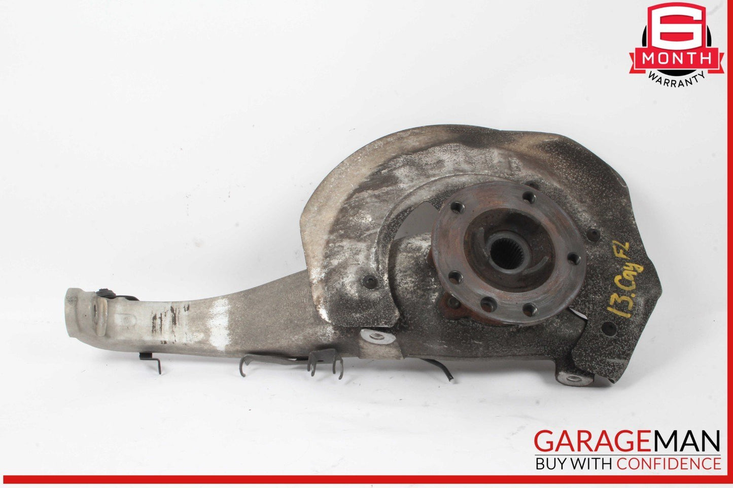 11-18 Porsche Cayenne 958 Front Left Driver Side Spindle Knuckle Hub Bearing OEM