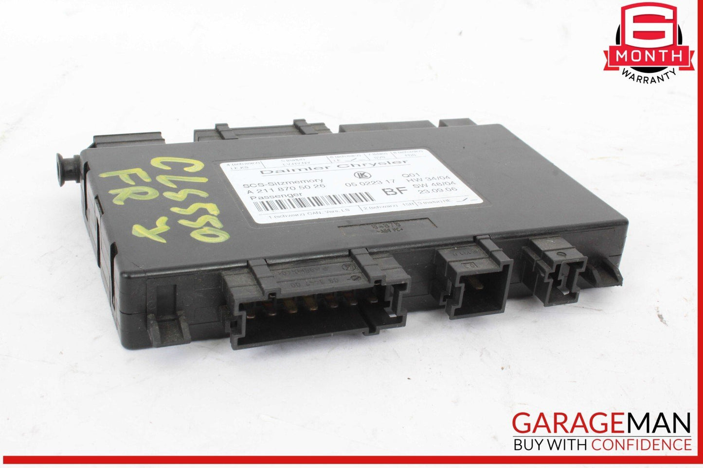 03-12 Mercedes W219 CLS550 ML350 Front Right Side Seat Control Module OEM