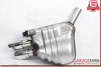 08-12 Audi S5 4.2L Engine Rear Right Side Exhaust Muffler Pipe w/ Tips OEM