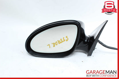 07-09 Mercedes W221 S550 S600 Front Left Side Mirror Door Rear View Black OEM