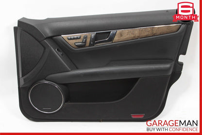 08-14 Mercedes W204 C63 AMG Sedan Front Right Passenger Interior Door Panel OEM