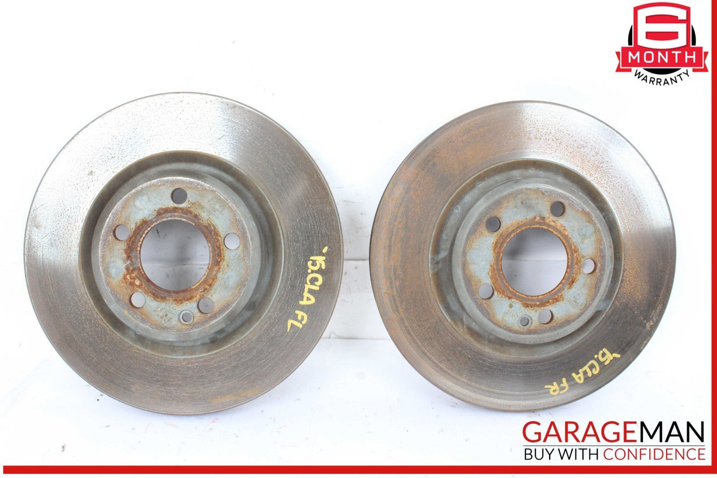 14-19 Mercedes W117 CLA250 Front Left and Right Side Brake Disc Rotor OEM