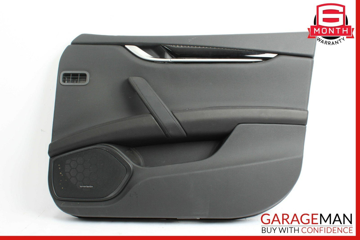 14-17 Maserati Ghibli Front Right Passenger Side Interior Door Panel Cover Black