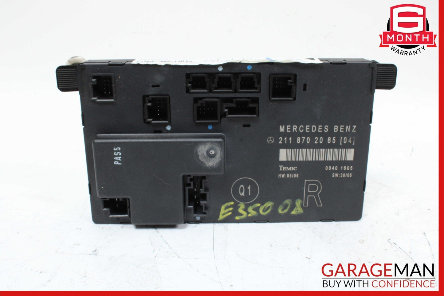 03-09 Mercedes W211 E320 E350 E550 E63 Front Right Side Door Control Module Unit