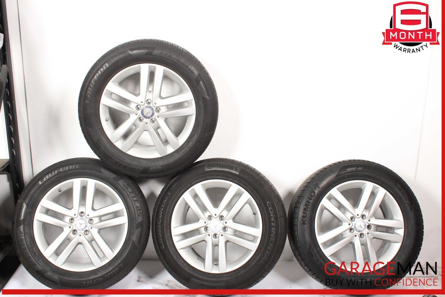 13-19 Mercedes X166 GL450 GL550 Complete Wheel Tire Rim Set of 4 Pc R19 OEM