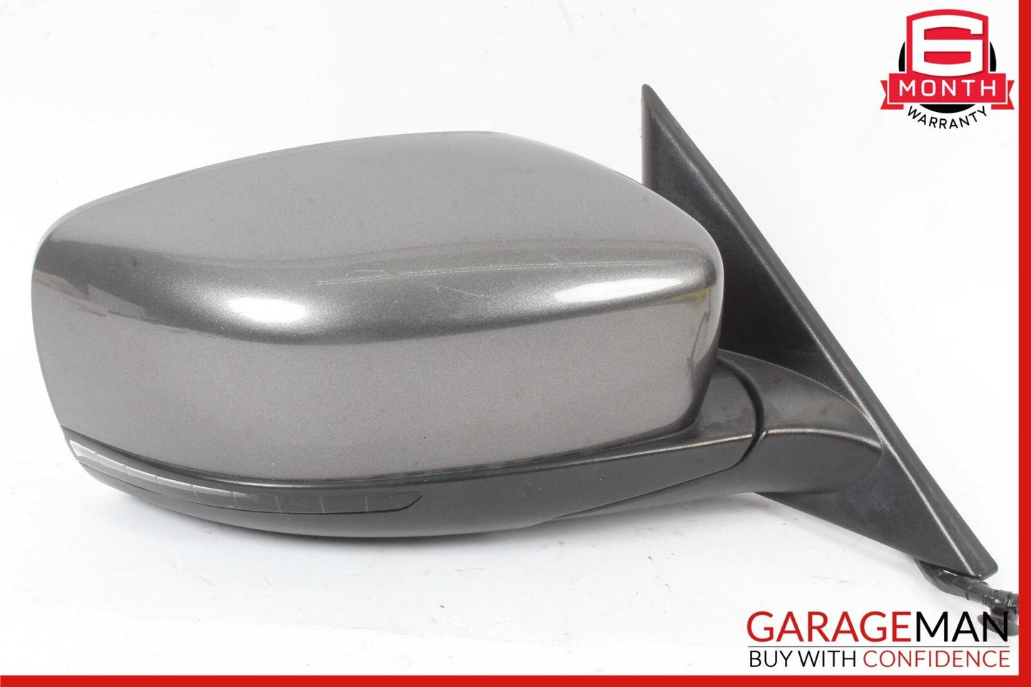 14-17 Maserati Ghibli Front Right Side Mirror Door Rear View Black OEM